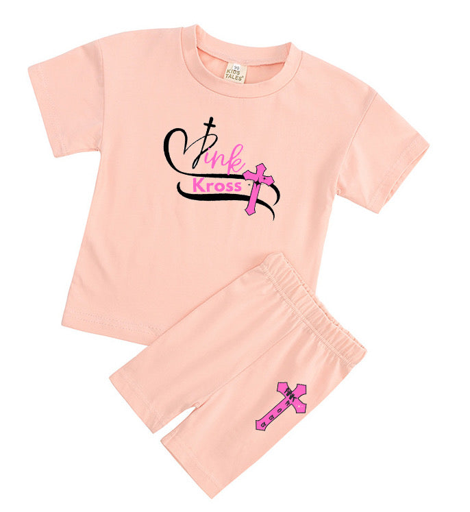 Kids PINK KROSS Lounge set